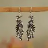 Korean style fashionable and stylish earrings, women's ethnic style peacock earrings, 66 elegant and new Application Scenario